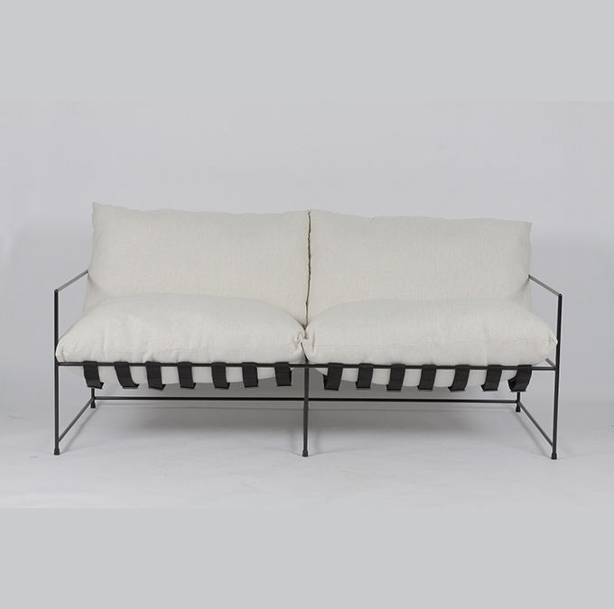 Panno pigro Art Iron Art Loveseat Sofa per la lettura del lusso della luce di svago 1