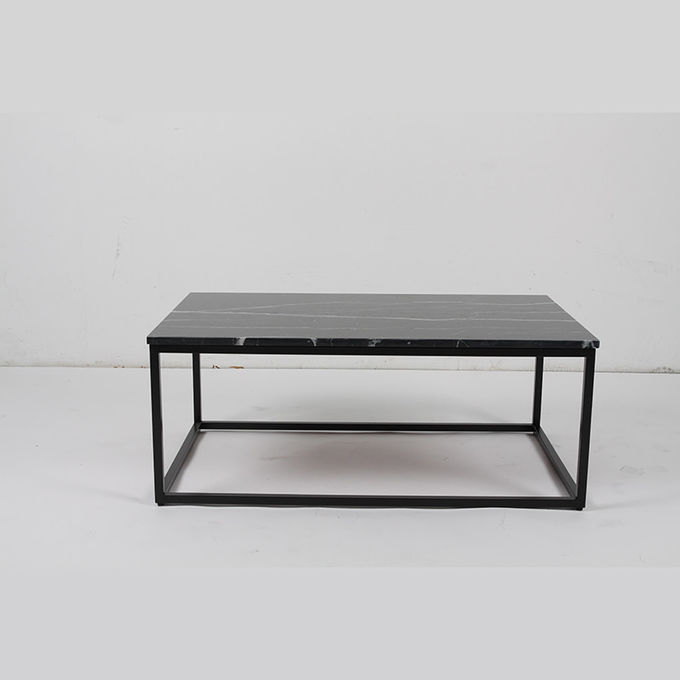 Tavolino da salotto basso superiore di marmo dell'acciaio inossidabile di stile nordico per il salone 1