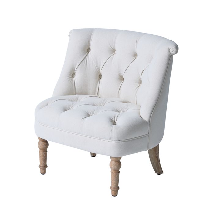 il bottone bianco di altezza di 55cm ha trapuntato la sedia occasionale del tessuto con la base di legno solida 1