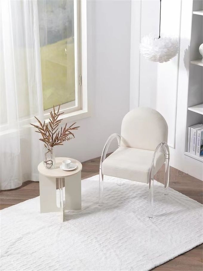 Decorazione domestica di lusso della sala da pranzo della luce contemporanea acrilica della sedia 1