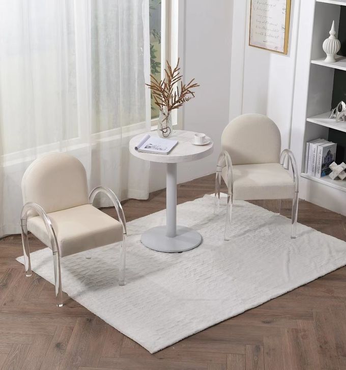 Decorazione domestica di lusso della sala da pranzo della luce contemporanea acrilica della sedia 0