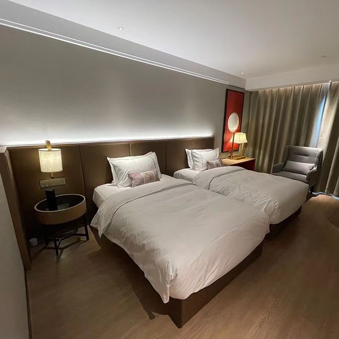 La stanza standard della stella della mobilia di lusso degli hotel completamente ha personalizzato l'arredamento interno 0